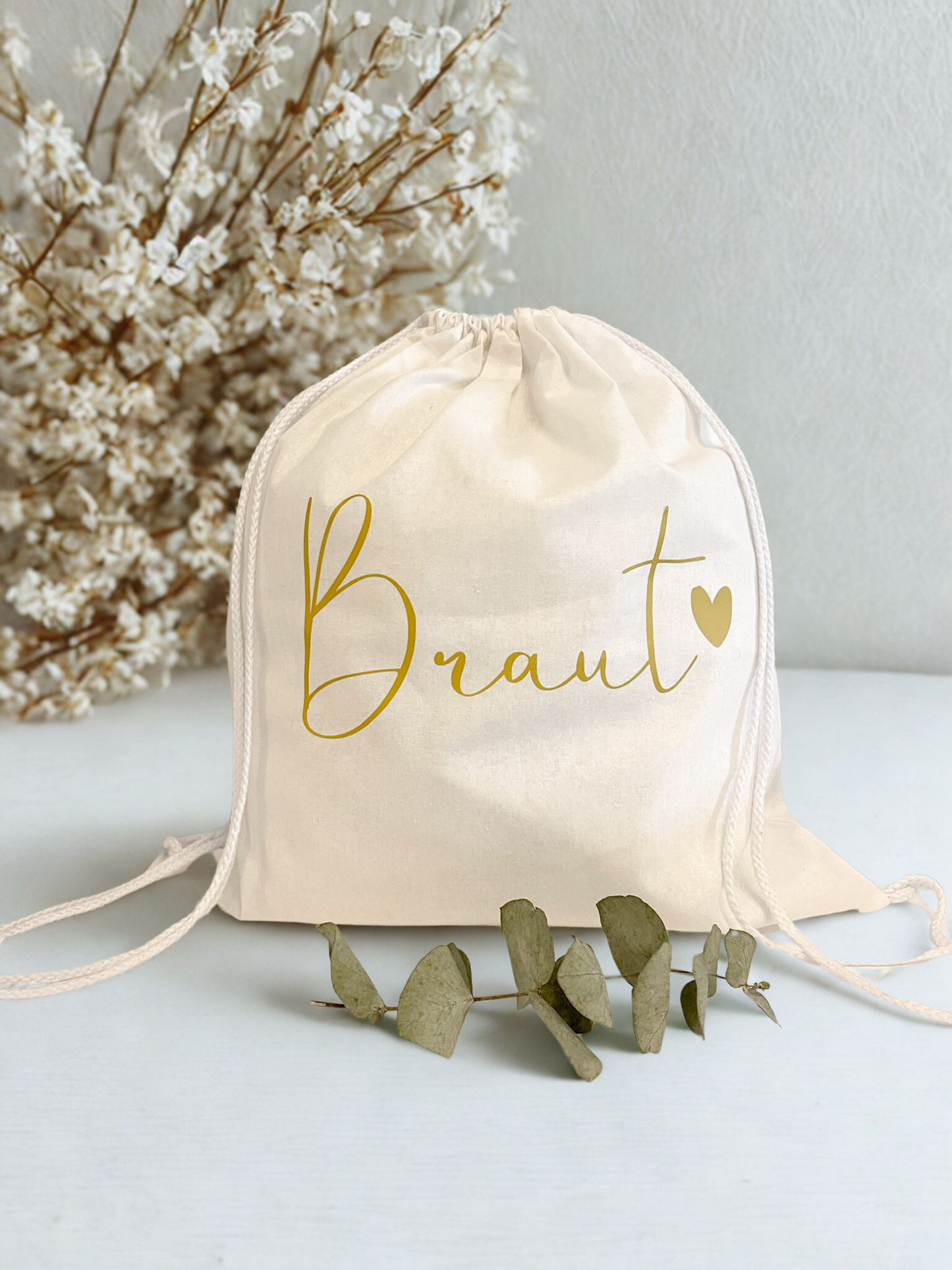 JGA Turnbeutel Jutebeutel Team Braut/Team Bride Junggesellinnenabschied