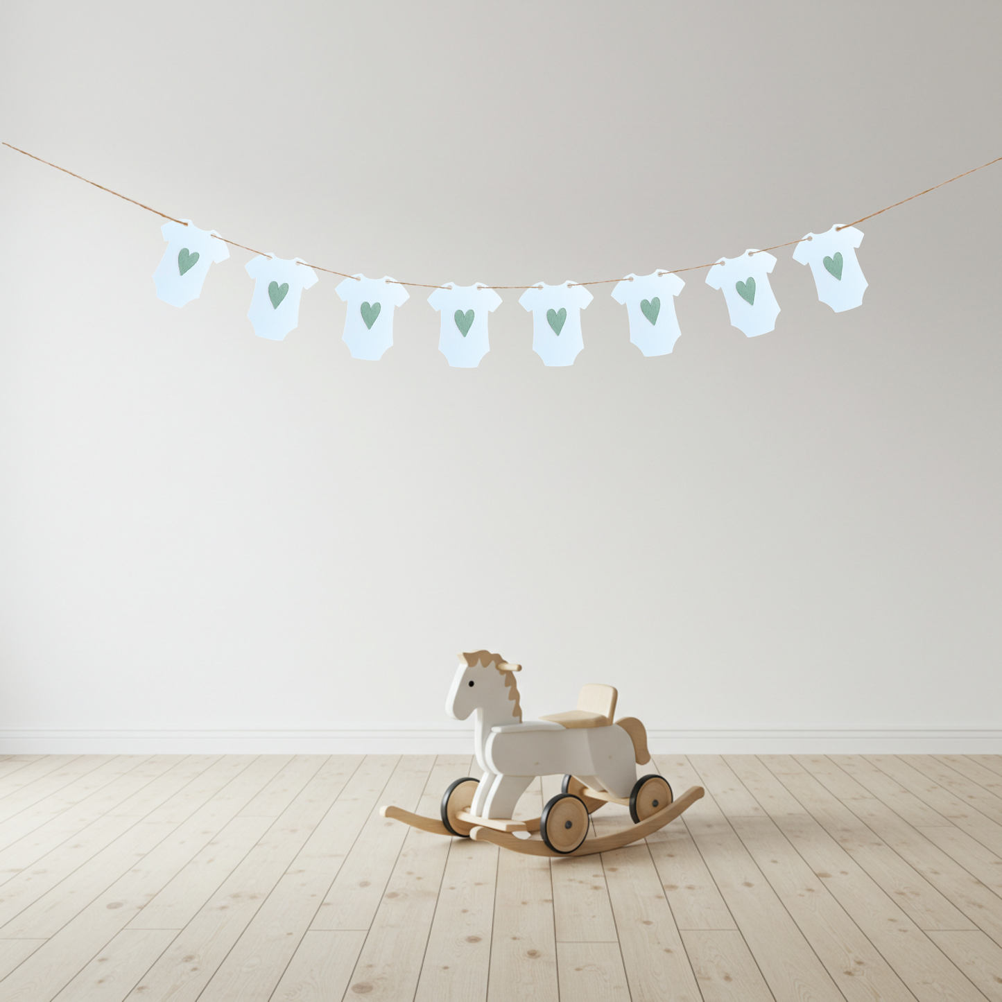 Girlande Babyparty Body Dekoration Babyparty Gender Reveal