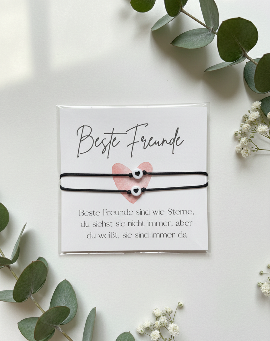 Freundschaftsarmbänder im Set Beste Freunde Armbänder