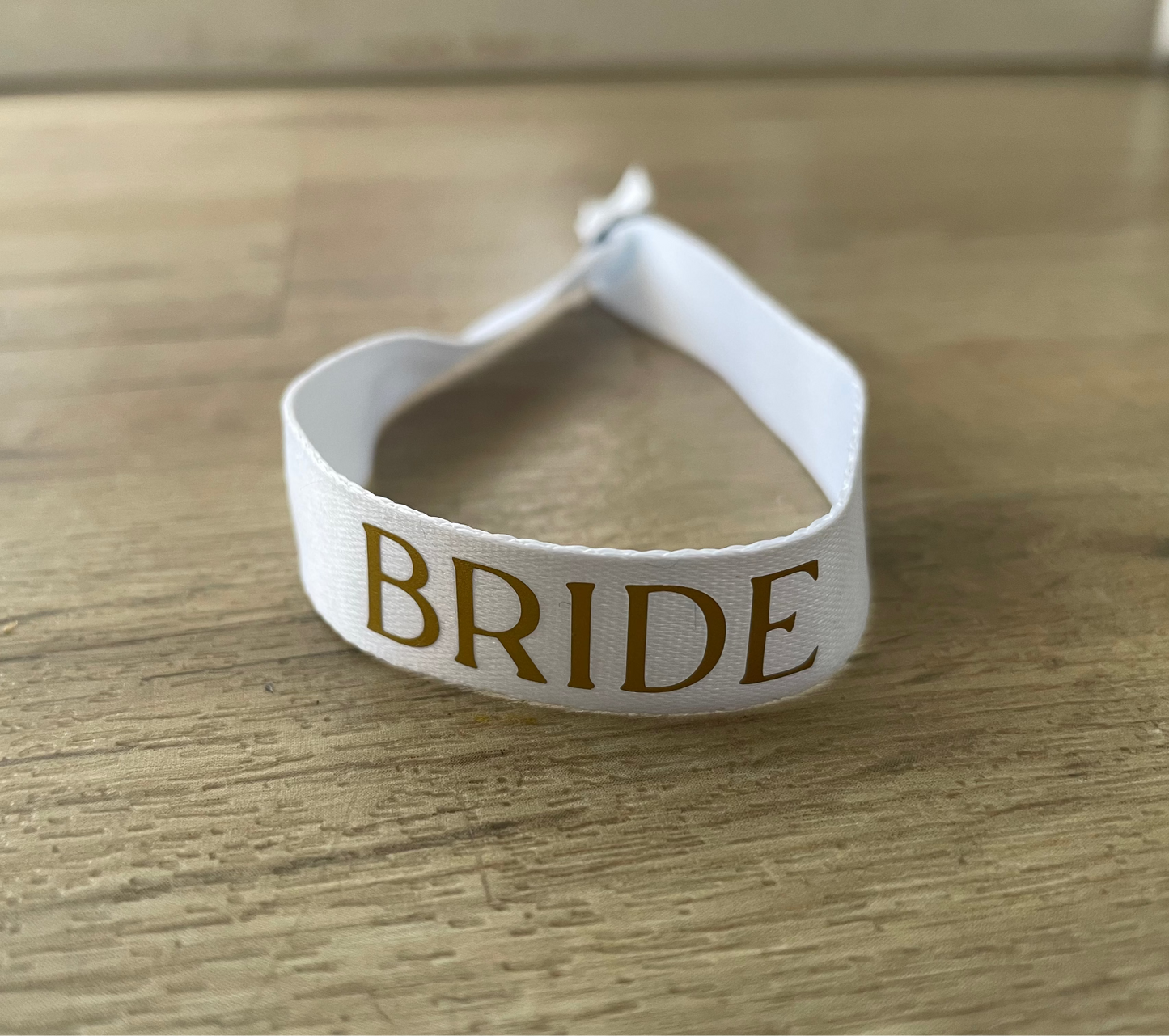 JGA Armbänder „Bride“ & „Team Bride“ | Stoffarmbänder für den Junggesellinnenabschied | Accessoire für Team Braut & Braut