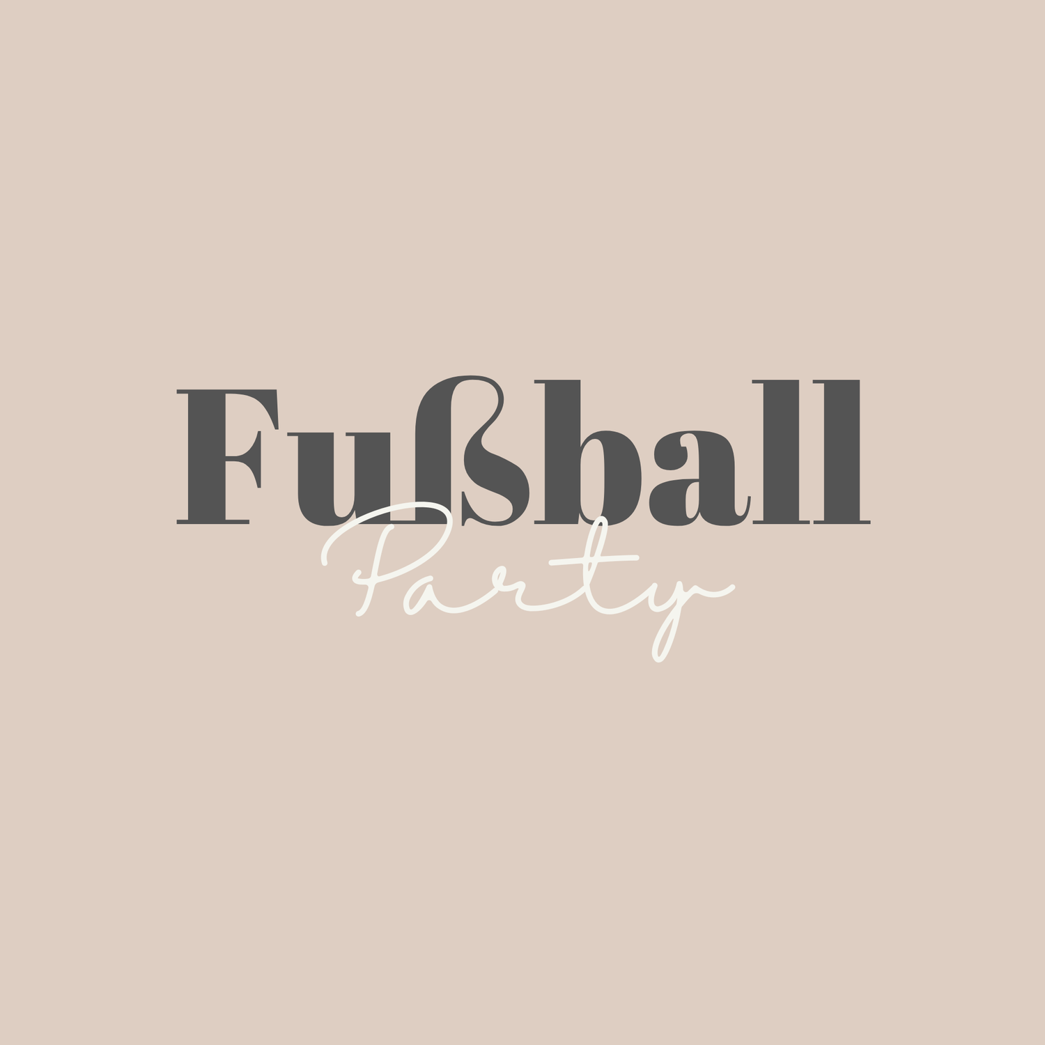 Fußball Party