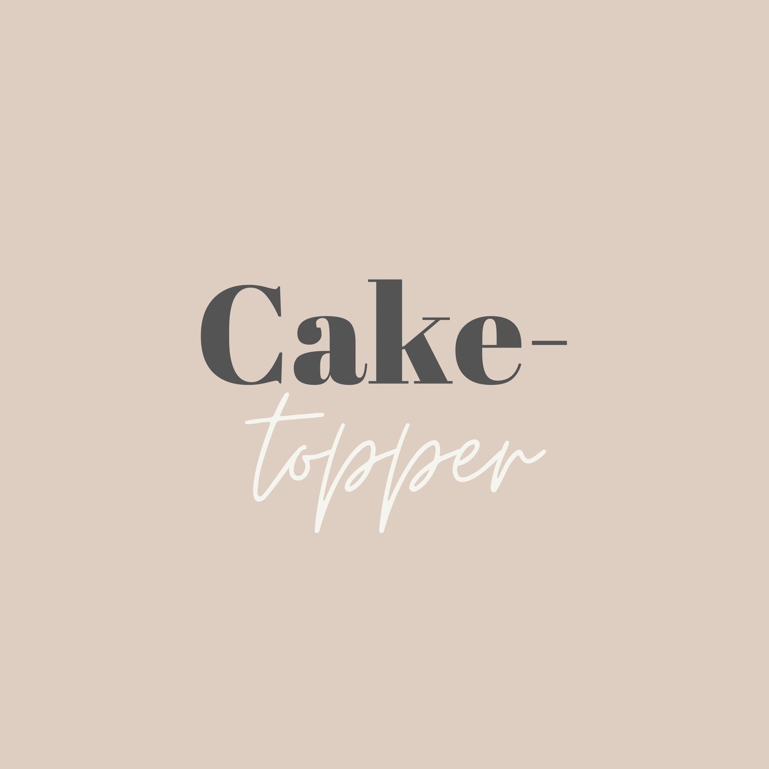 Cake Topper | Kuchendeko