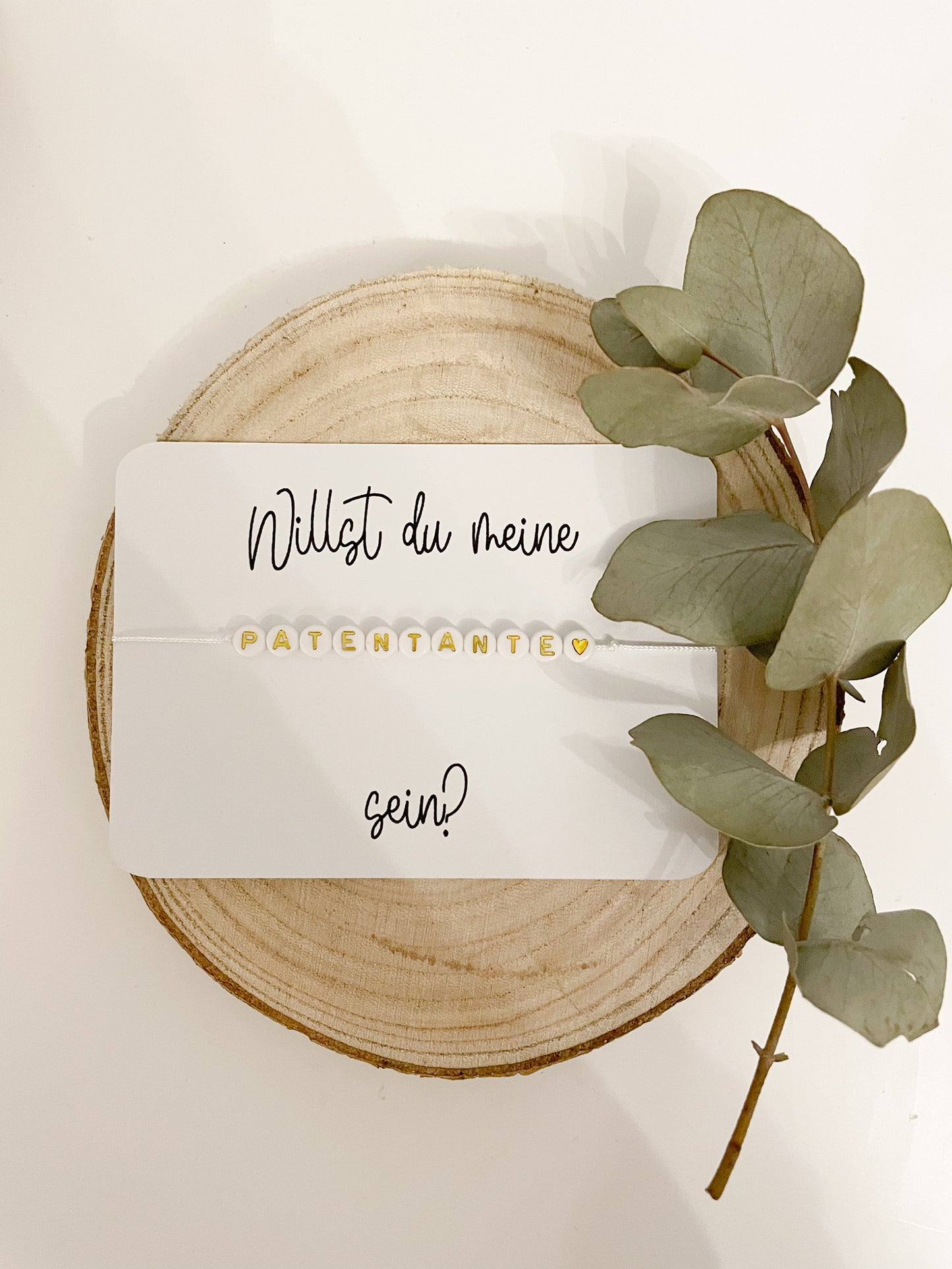 Patentante Armband | Geschenk: Willst du meine Patentante sein?