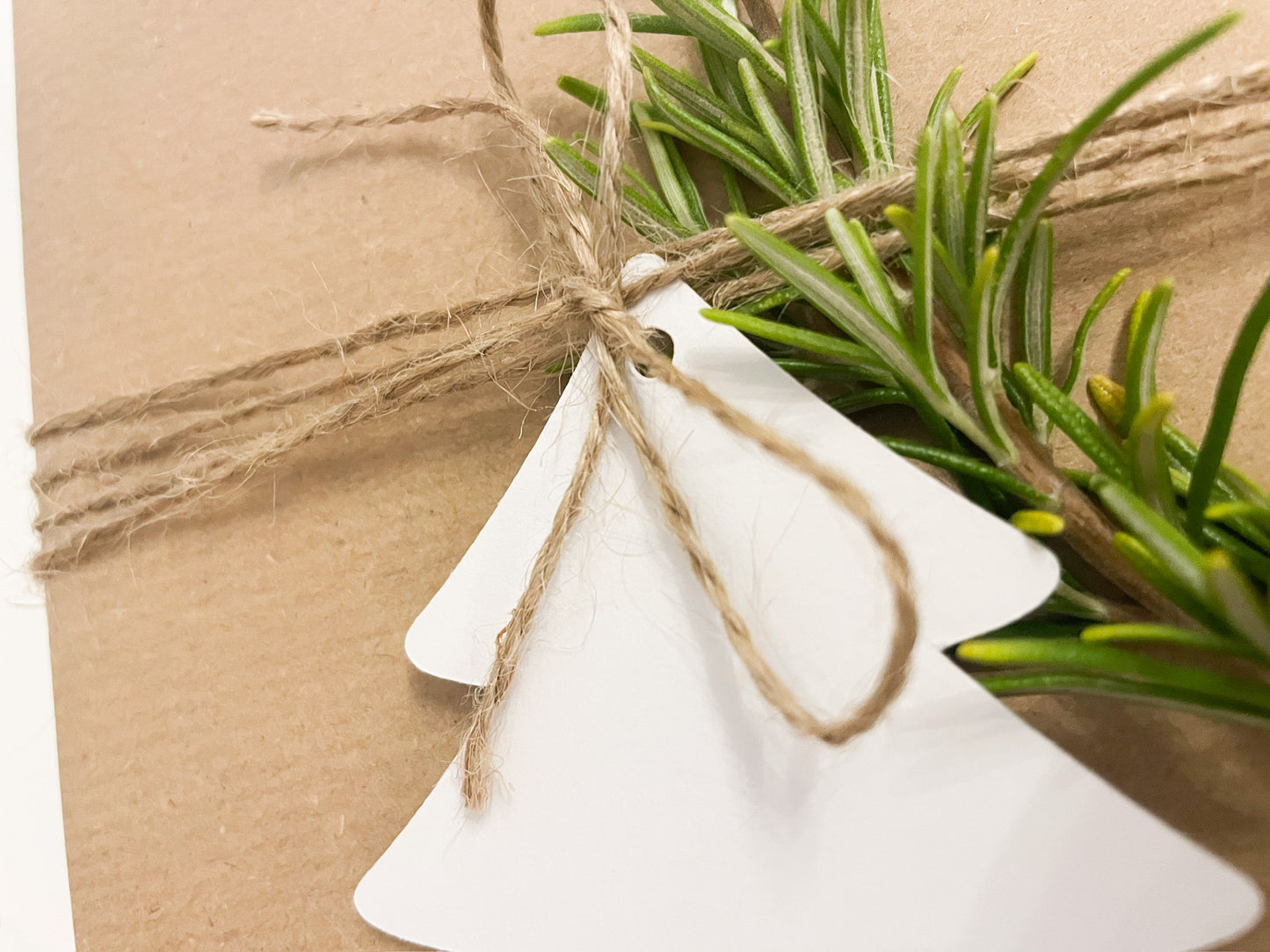 Geschenk Anhänger Set für Weihnachtsgeschenke, Tannenbaum & Stern | Geschenkverpackung Weihnachten