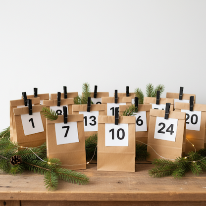 DIY Adventskalender zum Selbstbefüllen