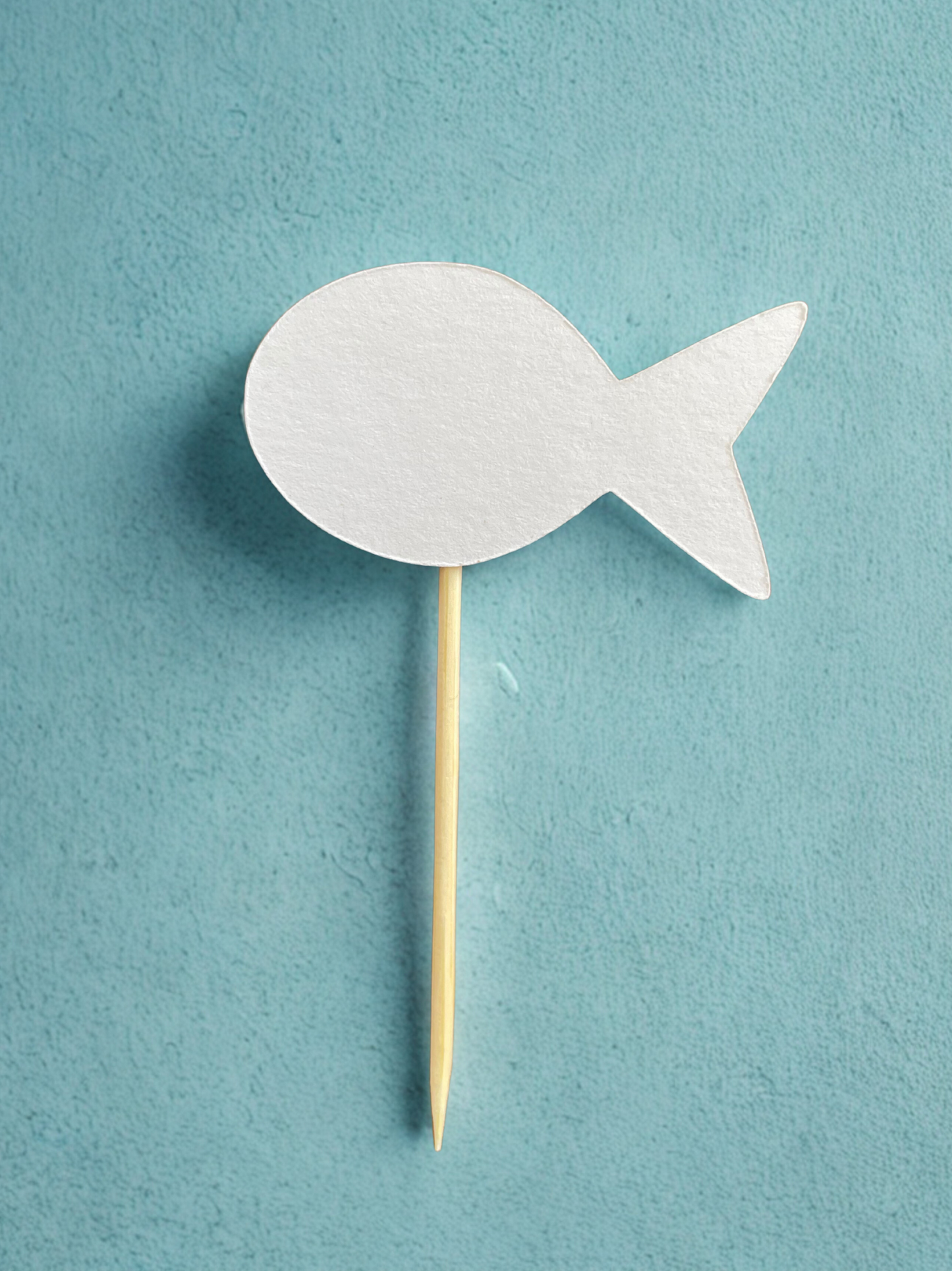 Mini Caketopper Fisch Taufe Kuchendekoration Taufdekoration
