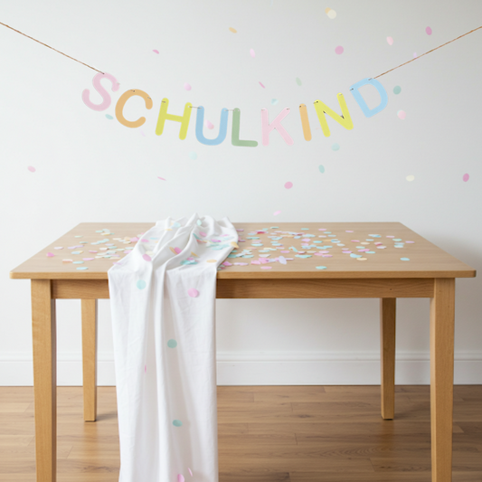 Schulkind Girlande Einschulung