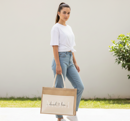 Personalisierter Jute Shopper MOM MAMA