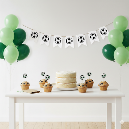 Fußball-Party-Set: Dein komplettes Deko-Paket