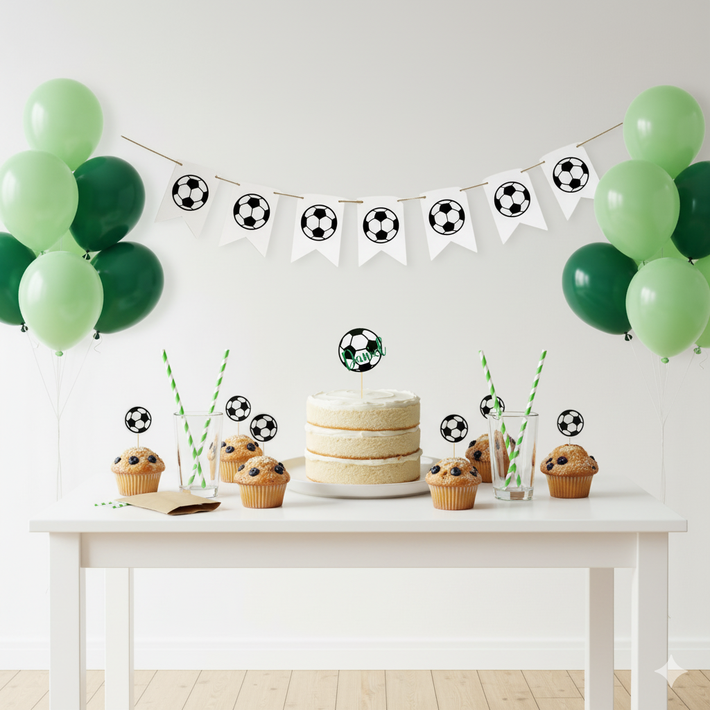 Fußball-Party-Set: Dein komplettes Deko-Paket