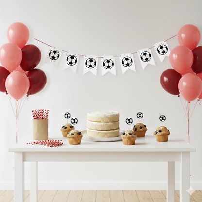 Fußball-Party-Set: Dein komplettes Deko-Paket