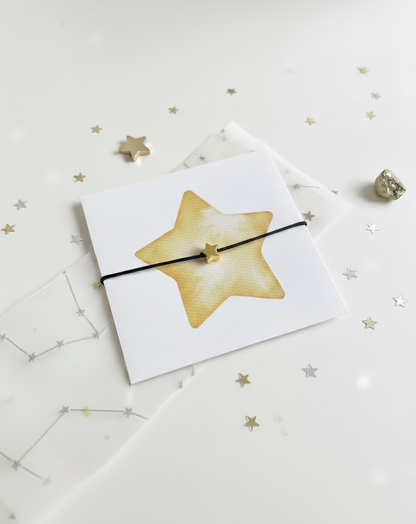 Wunscharmband Sterne Armband Gold Silber