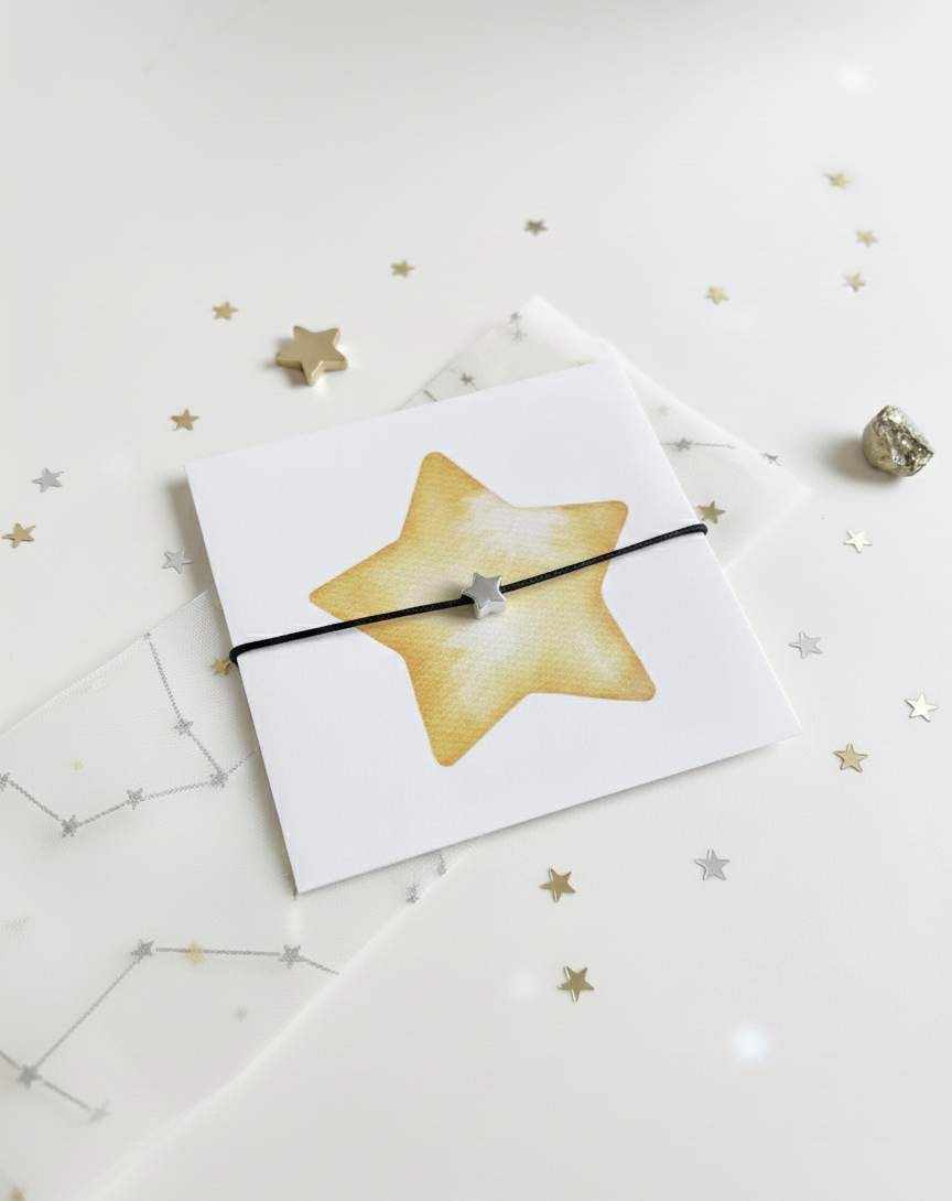 Wunscharmband Sterne Armband Gold Silber