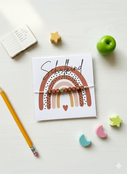 Schulkind-Armband aus bunten Perlen verschiedene Farben verfügbar