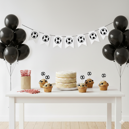 Fußball-Party-Set: Dein komplettes Deko-Paket