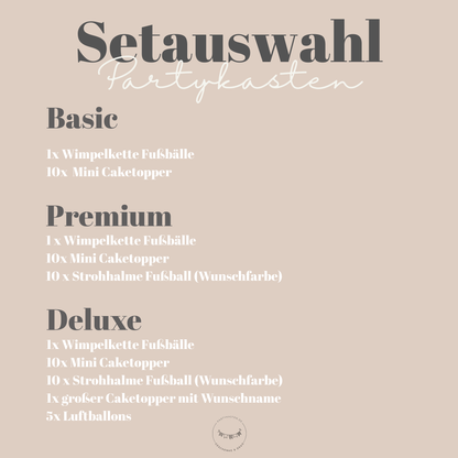 Fußball-Party-Set: Dein komplettes Deko-Paket