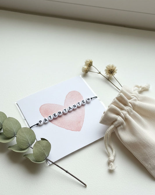 Patentante Armband | Geschenk: Willst du meine Patentante sein?