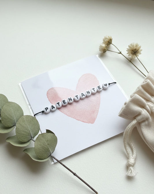 Patentante Armband | Geschenk: Willst du meine Patentante sein?