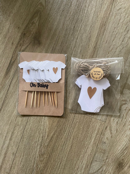 Girlande Babyparty Body Dekoration Babyparty Gender Reveal