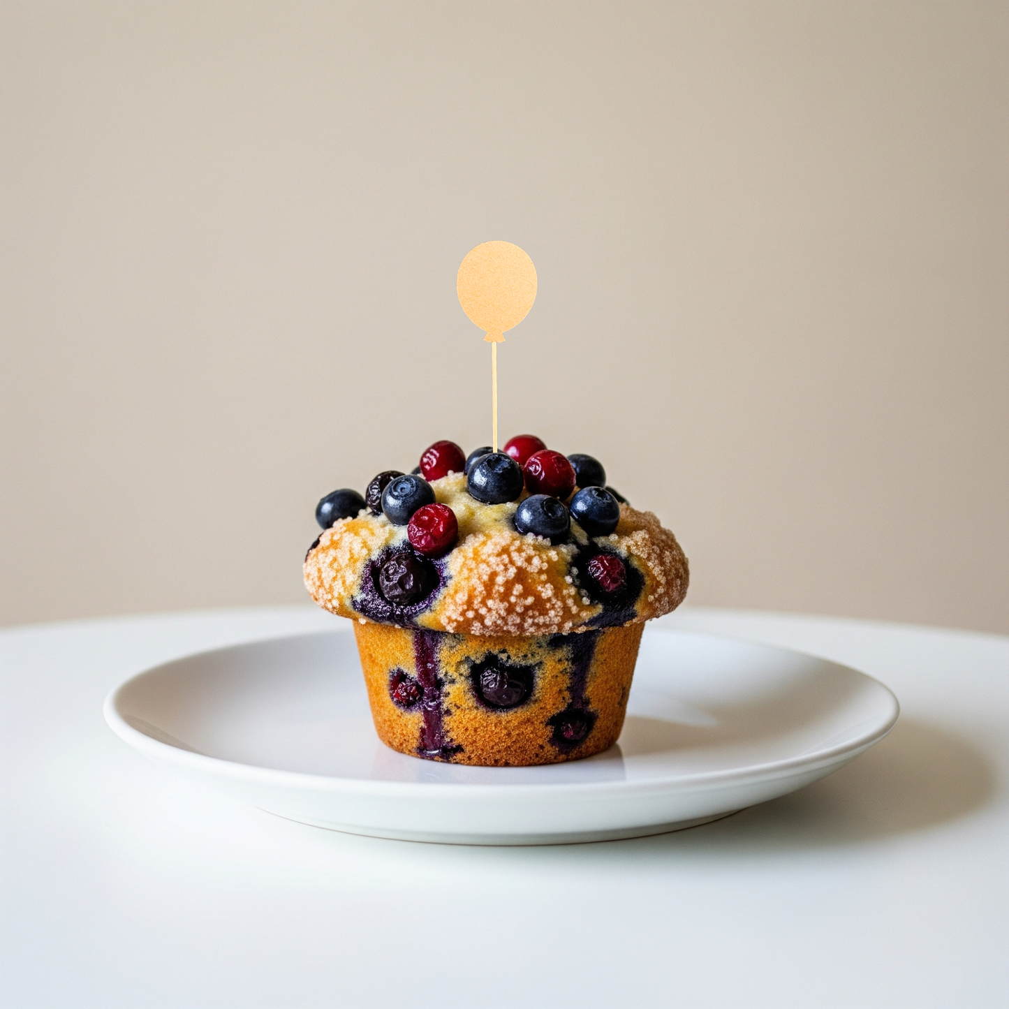Mini Caketopper Luftballon Kuchendekoration Muffin Partydekoration