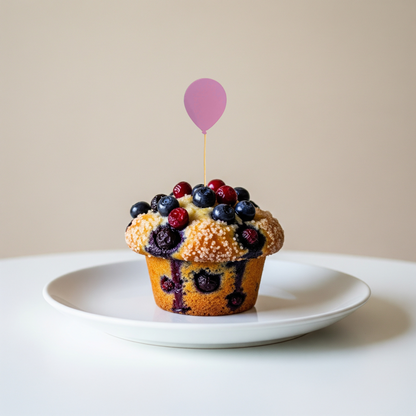 Mini Caketopper Luftballon Kuchendekoration Muffin Partydekoration